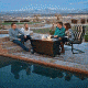 Camp Chef Monterey Propane Fire Table, Black/Copper FP40