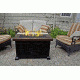 Camp Chef Monterey Propane Fire Table, Black/Copper FP40