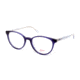 Candies CA0165 Progressive Prescription Eyeglasses - Shiny Blue Frame, Shiny Blue Lenses, 52 mm Lens Diameter CA016552090