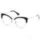 Candies CA0172 Eyeglass Frames - Shiny Black Frame Color, Shiny Black Lens Color