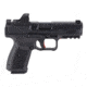Canik Mete SF One Semi Auto Pistol, 9mm Luger, 4.2 inch Barrel, Fixed, Black, Polymer, Black, 15 Round Capacity w/Mecanik MO1 Optic, HG5637OSVN