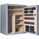 Cannon Safe Armory A54 80 Gun Safe, 60x48x30in - Hammertone Gray/Chrome A54-H2FDC-13