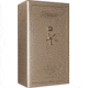 Cannon Safe Commander 43 Fireproof 36 Gun Safe, 72x40x28in - Hammertone Beige/Brass CO43-H3FDB-13