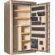 Cannon Safe Commander 43 Fireproof 36 Gun Safe, 72x40x28in - Hammertone Beige/Brass CO43-H3FDB-13
