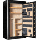 Cannon Safe Commander 43 Fireproof 36 Gun Safe, 72x40x28in - Hammertone Black/Brass CO43-H1FDB-13