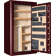 Cannon Safe Commander 43 Fireproof 36 Gun Safe, 72x40x28in - Hammertone Burgundy/Brass CO43-H5FDB-13