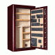 Cannon Safe Commander 43 Fireproof Gun Safe, 72x40x28in - Hammertone, Burgundy CO43-H5FDC-13
