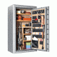 Cannon Safe Commander Safe 36 Gun, Hammertone Gray/Chrome, 36 gun CO43-H2FDC-15