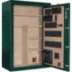 Cannon Safe Deluxe 33 Fireproof 36 Gun Safe, 60x40x24in - Hammertone Green/Brass CA33-H4FDB-13