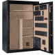 Cannon Safe Patriot P40 48 Gun Electronic Safe, 59x40x22in - Hammertone Black/Chrome P40HR-H1TEC-13