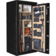 Cannon Safe Series 23 Fireproof 24 Gun Safe, 60x30x24in - Hammertone, Black/Chrome CA23-H1FDC-13