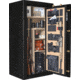 Cannon Safe Series 23 Fireproof 24 Gun Safe, 60x30x24in - Hammertone Black/Brass CA23-H1FDB-13