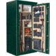 Cannon Safe Series 23 Fireproof 24 Gun Safe, 60x30x24in - Hammertone Green/Brass CA23-H4FDB-13