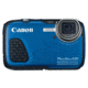 Canon 12.1MP PowerShot D30 Waterproof Compact Digital Camera, Blue 9337B001