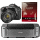 Canon EOS 7D 18.0 Megapixel Digital SLR Camera Kit - 18.0 Megapixels, 1080P HD Video, 3.0Inch VGA LCD - 3814B016 with Canon LU-101 Pro Luster Letter Size Paper 50 Pack 6211B004 and Canon PIXMA PRO-100 Photo Inkjet Printer, Black 6228B002