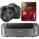 Canon EOS 7D Digital SLR Camera Kit - Includes EF 28-135mm f/3.5-5.6 IS USM Standard Zoom Lens 3814B010 with Canon LU-101 Pro Luster Letter Size Paper 50 Pack 6211B004 and Canon PIXMA PRO-100 Photo Inkjet Printer, Black 6228B002