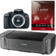 Canon EOS Rebel T4i Camera Body Only, Photo Paper, and Pixma PRO-10 Printer