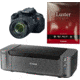 Canon EOS Rebel T4i Camera with EF-S 18-135mm IS STM Lens, Photo Paper, and Pixma PRO-10 Printer