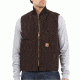 Carhartt Arctic-Quilt Lined Sandstone Vest - Men's-Dark Brown-Medium