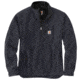 Carhartt Bentzen Half Zip Fleece - Mens, Black Heather, Extra Large, 103831-013-REG-XL