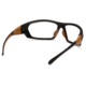 Carhartt Carbondale Safety Glasses w/Clear Lens, Black/Tan, CHB210DCC