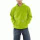 Carhartt Midweight Hooded Pullover Sweatshirt - Men's, Sour Apple, Small/Regular, K121-327-REG-SML