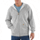 Carhartt Midweight Hooded Zip-Front Sweatshirt - Men's, Heather Gray, Small/Regular, K122-HGY-REG-SML