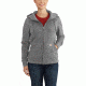 Carhartt Clarksburg Full Zip Hoodie for Womens, Asphalt Heather, 2XL/Regular 102788-058-REG-XXL