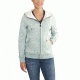 Carhartt Clarksburg Full Zip Hoodie for Womens, Sea Glass Space Dye, Large/Regular 102788-335-REG-L
