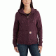 Carhartt Clarksburg Full Zip Hoodie for Womens, Fudge Heather, 2XL/Regular 102788-518-REG-XXL