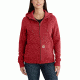 Carhartt Clarksburg Full Zip Hoodie for Womens, Dark Crimson Heather, 2XL/Regular 102788-602-REG-XXL