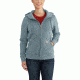 Carhartt Clarksburg Full Zip Hoodie - Womens, Sky Gray Heather, XXL-REG 102788-455-REG-XXL