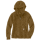 Carhartt Clarksburg Half Zip Hooded Sweatshirt - Womens, Oiled Walnut Heather, Large, 103240-B00-REG-L
