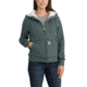 Carhartt Clarksburg Sherpa Lined Hoodie - Womens, Balsam Green Heather, Extra Small, 102787-G03-REG-XS