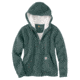 Carhartt Clarksburg Sherpa Lined Hoodie - Womens, Balsam Green Heather, Extra Small, 102787-G03-REG-XS