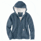 Carhartt Clarksburg Sherpa Lined Hoodie - Womens, Steel Blue Heather, XL-REG, 102787-458-REG-XL