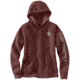 Carhartt Clarksburg Sleeve Logo Hooded Sweatshirt - Womens, Dark Cedar Heather, Large, 102791-228-REG-L