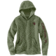 Carhartt Clarksburg Sleeve Logo Hooded Sweatshirt - Womens, Olivine Heather, Large, 102791-G01-REG-L