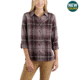 Carhartt Fairview Plaid Shirt-Women's, Deep Wine, Medium, Regular, 103085-643-REG-M