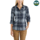 Carhartt Fairview Plaid Shirt-Women's, Navy, Large, Regular, 103085-412-REG-L
