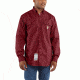 Carhartt Flame-Resistant Classic Twill Shirt, Dark Crimson, Large/Tall FRS160-608-TLL-LRG