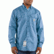 Carhartt Flame-Resistant Classic Twill Shirt, Medium Blue, 2XL/Regular FRS160-MBL-REG-XXL