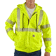 Carhartt Flame-Resistant Heavyweight High-Visibilty Class 3 Hooded Zip-Front Sweatshirt, Brite Lime, Medium/Regular 100460-323-REG-M