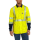 Carhartt Flame-Resistant High Vis Force Hybrid Shirt, Brite Lime, Medium/Regular 102843-323-REG-M