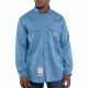 Carhartt Flame-Resistant Lightweight Twill Shirt, Medium Blue, Extra Large/Regular FRS003-465-REG-XLG