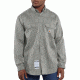 Carhartt Flame-Resistant Lightweight Twill Shirt, Gray, Medium/Regular FRS003-GRY-REG-MED