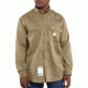Carhartt Flame-Resistant Lightweight Twill Shirt, Khaki, Small/Regular FRS003-KHI-REG-SML