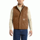 Carhartt Flame-Resistant Mock Neck Vest, Carhartt Brown, Medium/Regular 101029-211-REG-M
