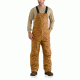 Carhartt Flame-Resistant Quick Duck Lined Bib Overall for Mens, Carhartt Brown, 38/30 102691-211-30-38