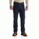 Carhartt Flame-Resistant Rugged Flex Jean Straight Traditional Fit, Deep Indigo Wash, 42/36 101814-972-36-42